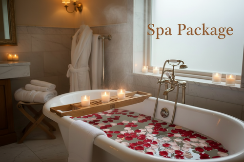 can you write spa package on here in text as well